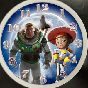 Buzz light Year n Jessie led clock